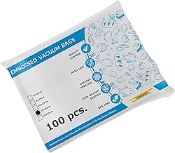 Pakomat Vacuum Bag Vacuum Bags for Food, BPA-Free, Sous Vide Vacuum Bags for Vacuum Sealer and Film Welding Machines (20 x 30 cm, 100 Bags)