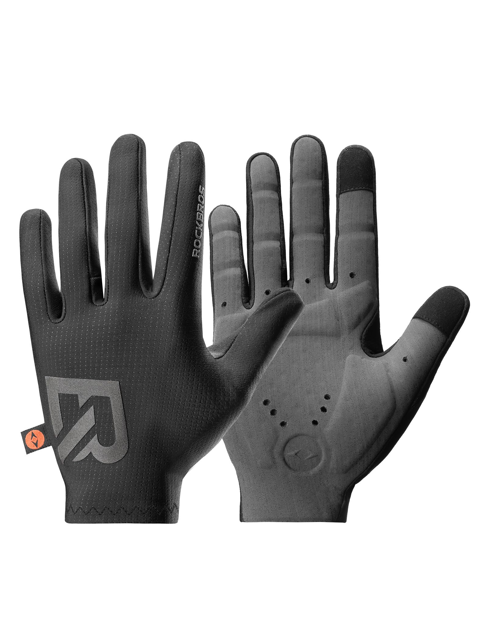 ROCKBROS Gants Vélo Homme Femme à Doigts Longs avec Rembourrage