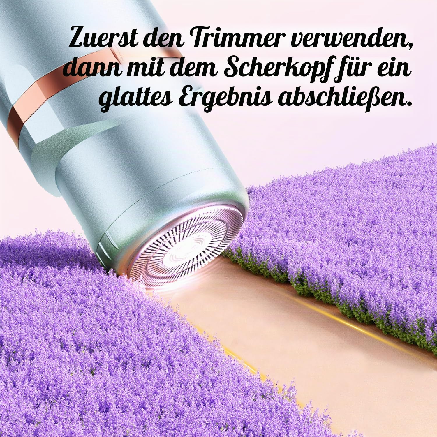 Bikini Trimmer für Frauen Schamhaare 2 in 1 Eletctric Rasierer für Frauen Wiederaufladbarer Eletctric Rasierer - IPX7 wasserdichter Bikini-Trimmer für Achseln, Beine, Arme, Körper (Pariser Blau)