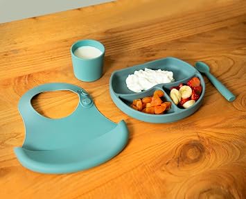 Babyjem Silicone Nutrition Set Blue