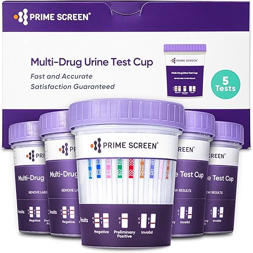 Miniatura 13 de Prime Screen -12 Panel Multi Drug Orine Test Compact Cup (THC 50, AMP, BAR, BUP, BZO, COC, mAMP/MET, MDMA, MOP/OPI, MTD, OXY, PCP) C-Cup-[1 unidad]
