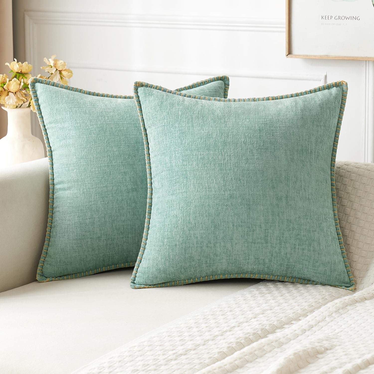 Amazon.com: MIULEE Pack of 2 Summer Throw Pillow Covers 18x18 Inch