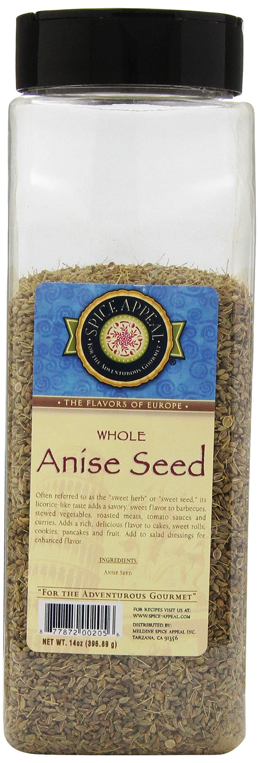 Spice AppealAnise Seed Whole, 14 Ounce