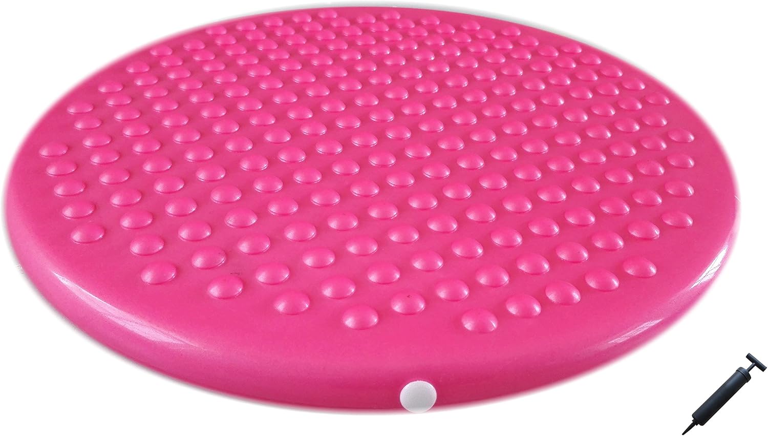 AppleRound Jr. Inflatable Seat Cushion with Pump, 31cm/12in Diameter, Sensory Wiggle Seat for Kids