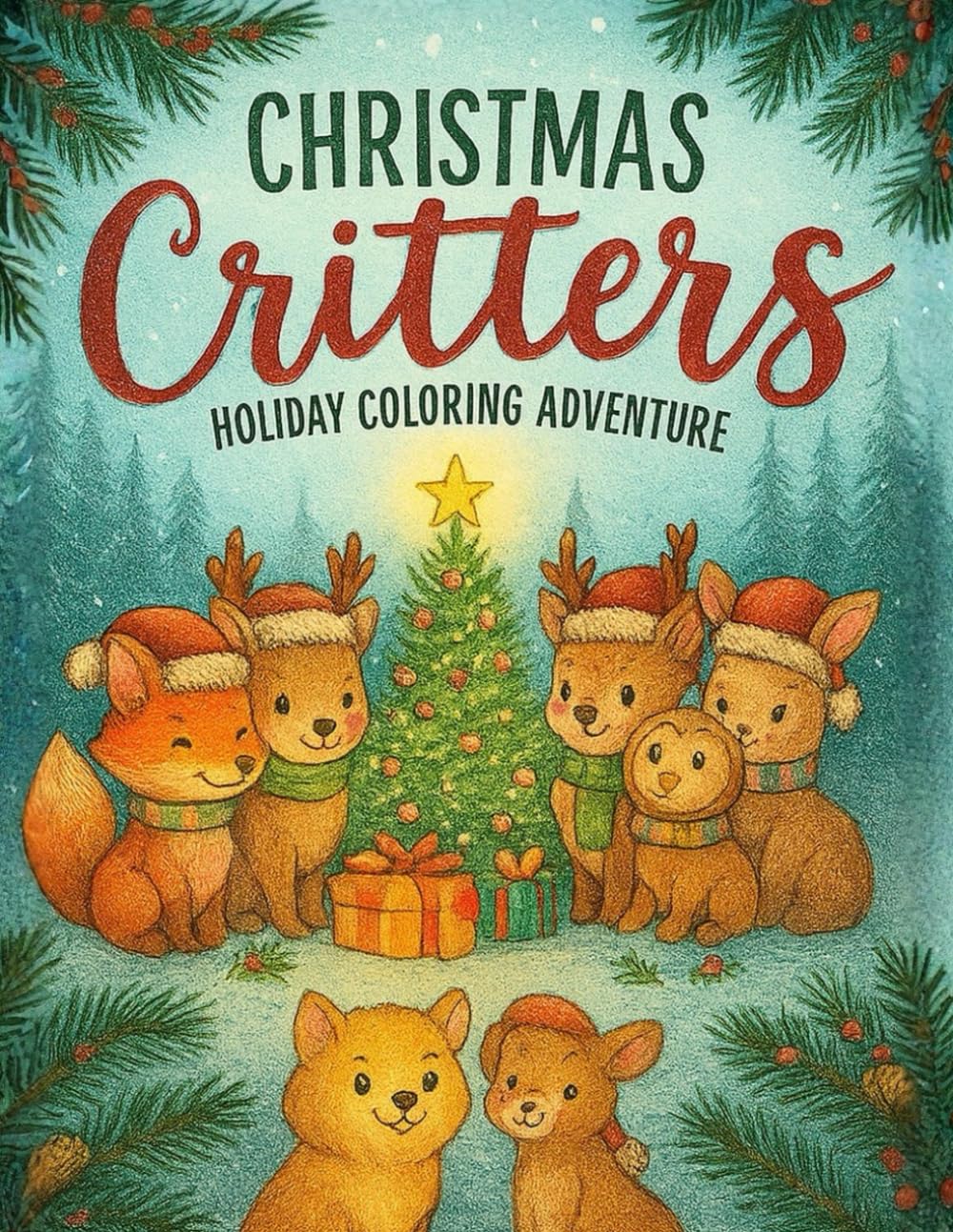 Christmas Critters: Holiday Coloring Adventure