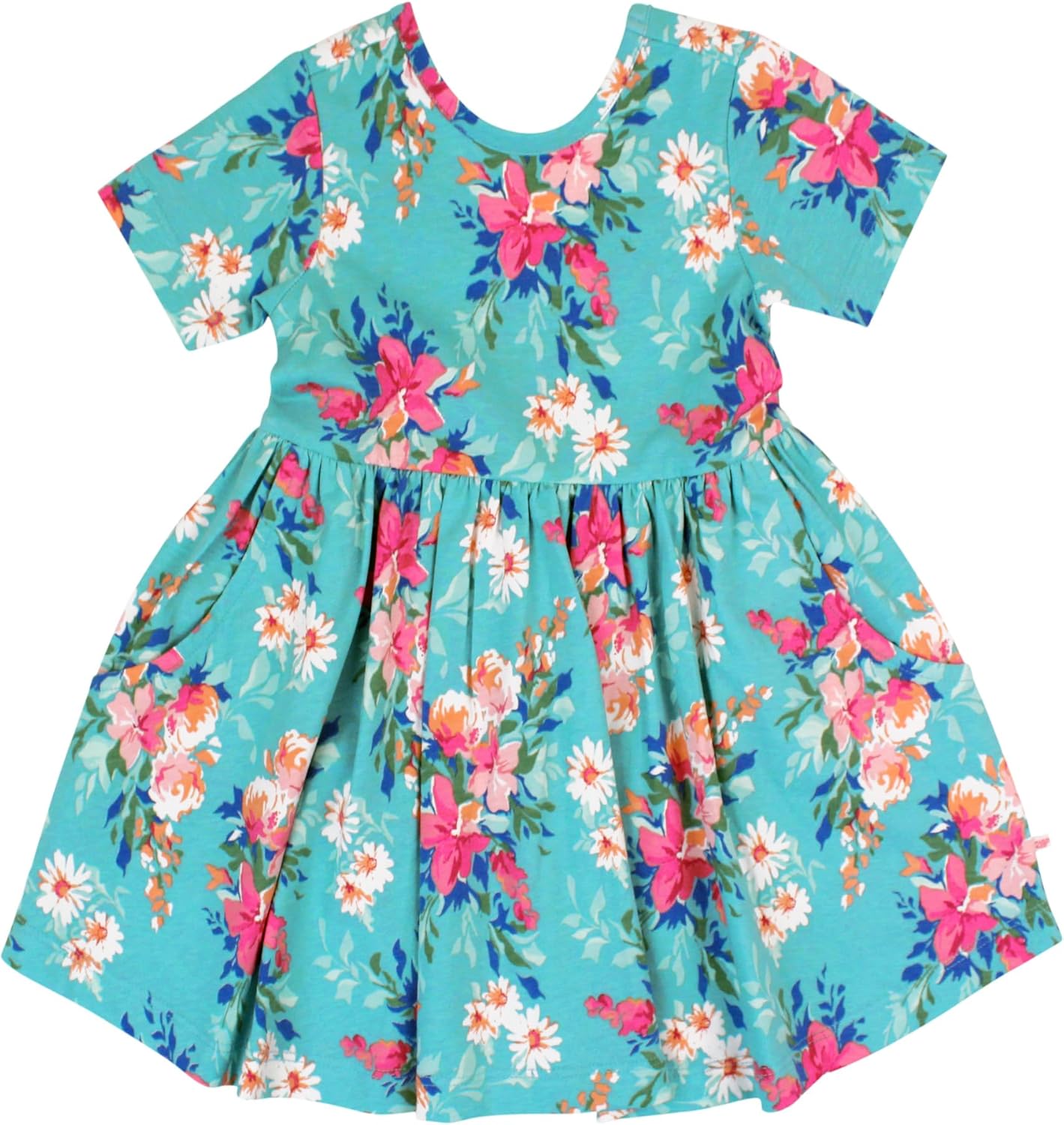 RuffleButts® Baby/Toddler Girls Knit Twirl Dress