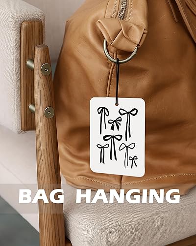 Miniatura 6 de Ambientador de coche de colonia con lazo negro de coqueta femenina, 4 piezas, retro y moderno Lucky 8 Ball Lip Hanging Ambientador para autos, baño,