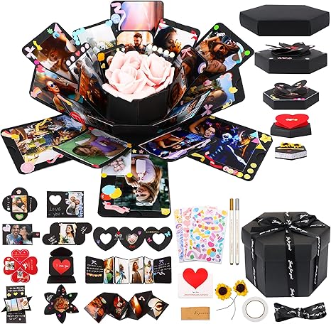 Amazon Janlofo サプライズボックス プレゼントボックス サプライズ 爆発ボックス アルバム Diy バレンタイン クリスマス プレゼント 誕生日 記念日 写真収納 アルバム リフィル 通販 Amazon Janlofo サプライズボックス プレゼントボックス サプライズ 爆発ボックス アルバム Diy バレンタイン クリスマス プレゼント 誕生日 記念日 写真収納 アルバム リフィル 通販