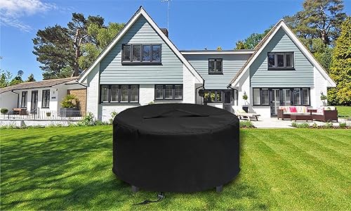 Miniatura 6 de MAVINCHER Cubierta para hoguera para Solo Stove - Refugio de sobremesa envolvente, elevación para fuego de leña Yukon al aire libre, negro, 54" D x