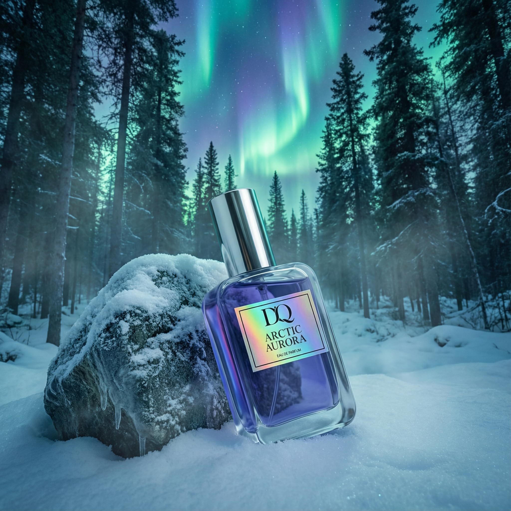 D’QAR Arctic Aurora | Eau de Parfum Damen – Blumig-orientalischer Damenduft mit arabischem Jasmin, Cashmeran & Ambra – Elegant, sinnlich & langanhaltend – 50 ml