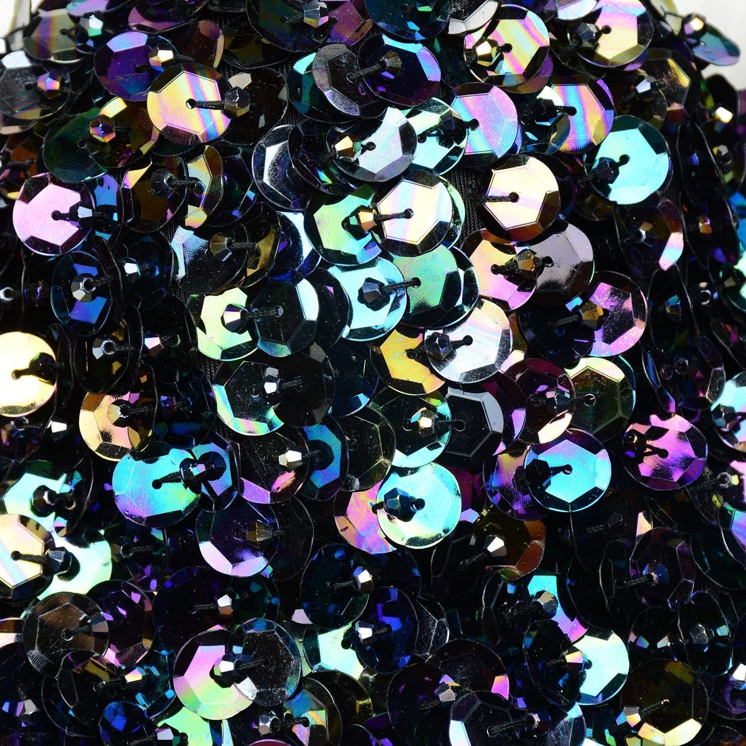 ELLACCI Sexy Sequin Bustier Crop Top Push up Club Party Corset Top Black - Image 5