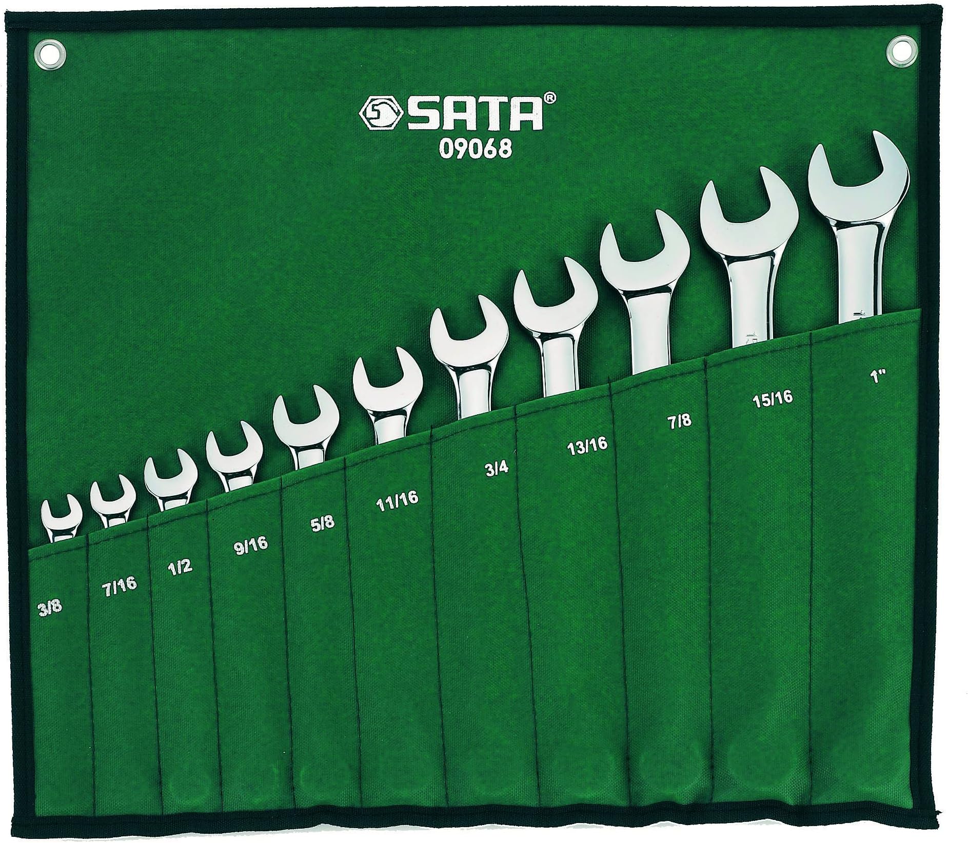 SataST09068SJ 11 Pieces SAE Combination Wrench/Spanner Set