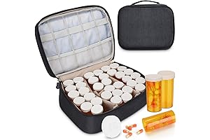 35 Pcs Pill Bottles Set for Medication Storage -- Your Body Temple Health Rituals