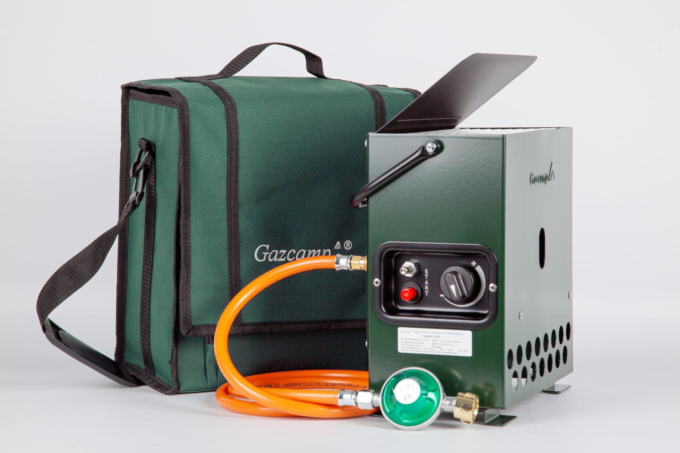 Gazcamp Heatbox 2000-30 mbar Ausführung - Rundum-Paket