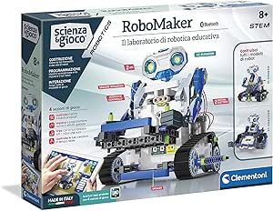 Clementoni - Robomaker New Robot per Bambini, Colori Multicolore, 19132
