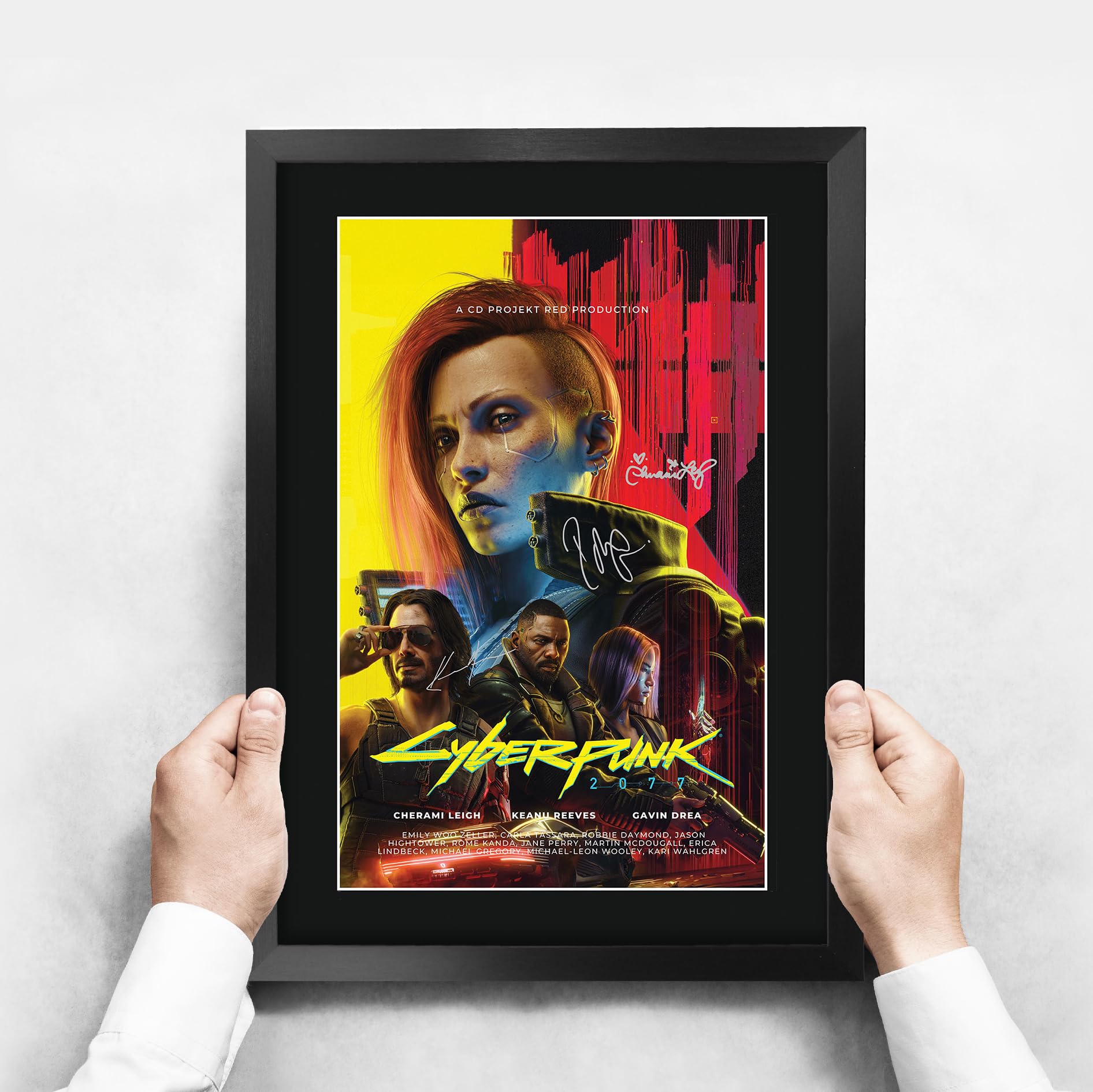 Amazon.com: HWC Trading Cyberpunk 2077 Gifts Printed Signed