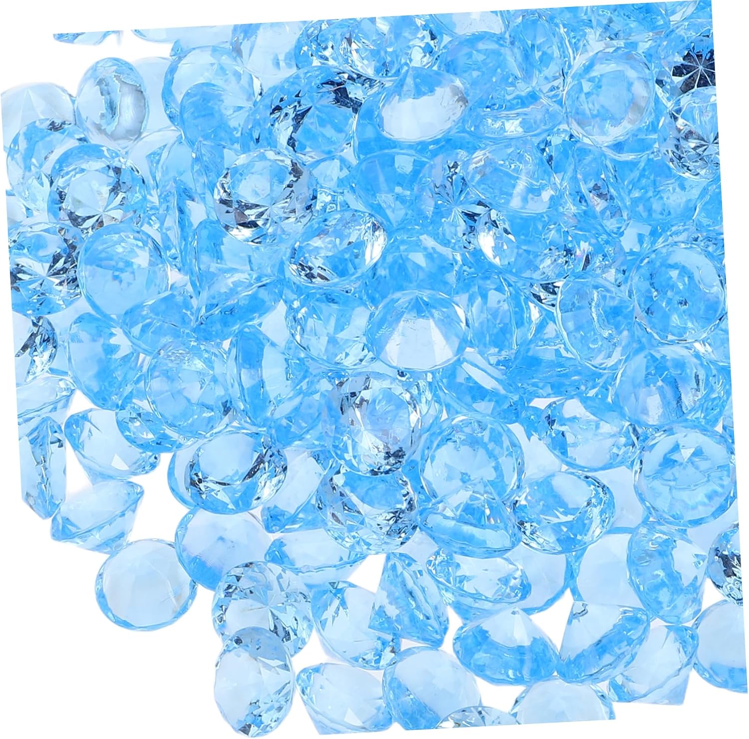 1pack Artificial Diamond Crystal Gemstones for Wedding Party Table Decorations Easy to Clean Faux Gems Vase Filler Stunning Light Refraction Effects