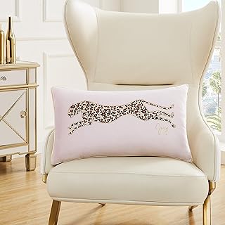 Juicy Couture – Decorative Accent Pillow | Velvet Safari Leopard | Premi...