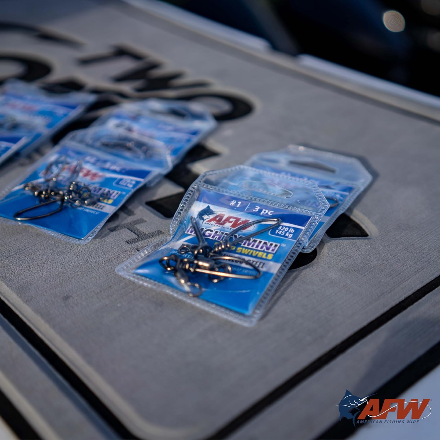 American Fishing Wire Mighty Mini Snap Crane Swivels - 100% Stainless Steel, 3X Stronger Than Brass, Up to 600lb Test - Essential Fishing Gear for Every Tackle Box - Ideal for Any Fishing Line Leader