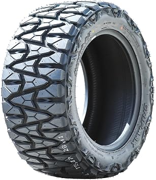 Gripmax MaxGrip M/T Mud Off-Road Light Truck Radial Tire-33X13.50R20LT 33X13.50X20 33X13.50-20 121Q Load Range F LRF 12-Ply BSW Black Side Wall