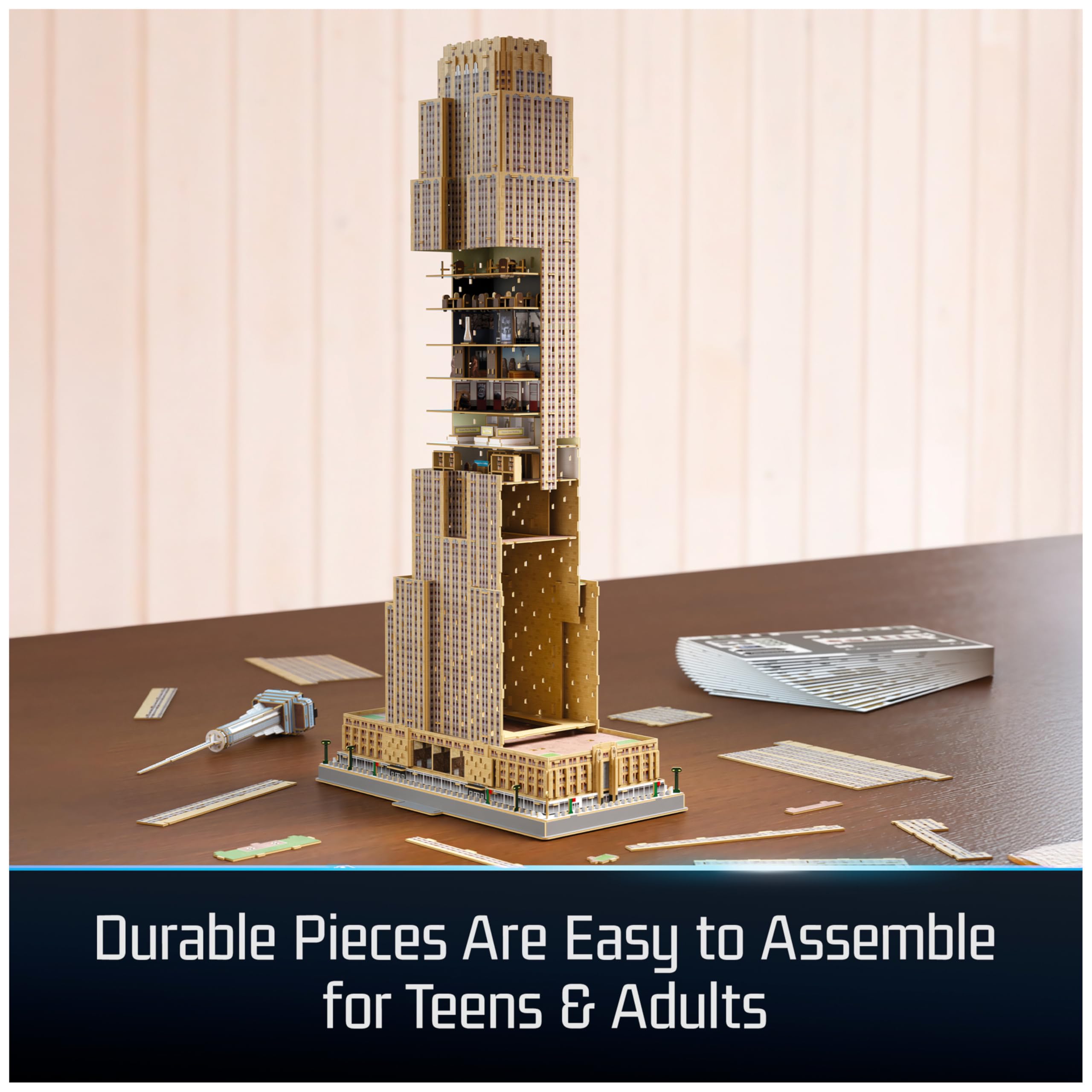 Amazon.com: 4D Build Empire State Building Replica 3D Puzzle Model
