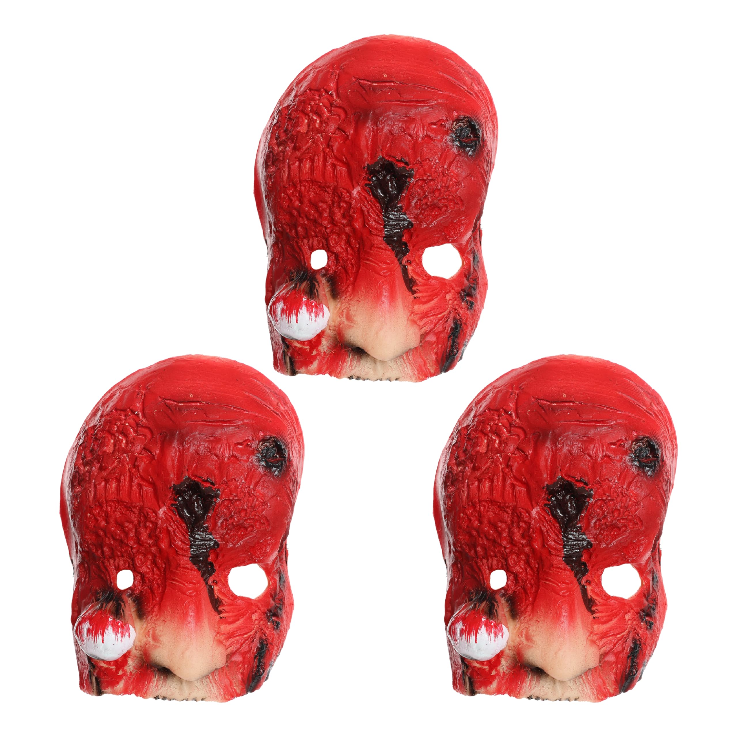 Bullet Wound Halloween Mask – Pack Of 6 - Realistic Latex Fancy Dress Accessory for Halloween Parties & Costume Events