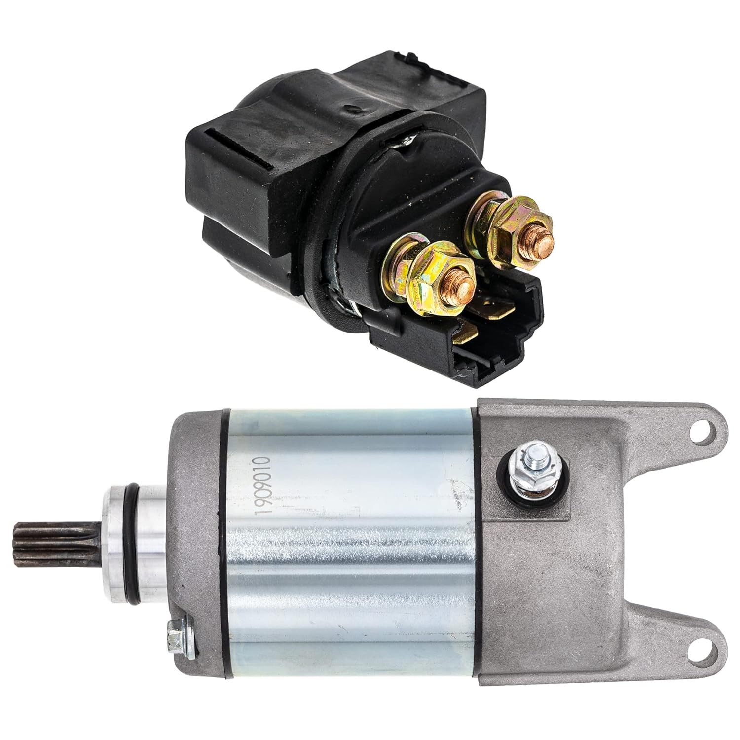 NICHE Starter Motor Solenoid Kit for Kawasaki Bayou KLF400 Prairie 400 KVF400 21163-1208 27010-0766 ATV