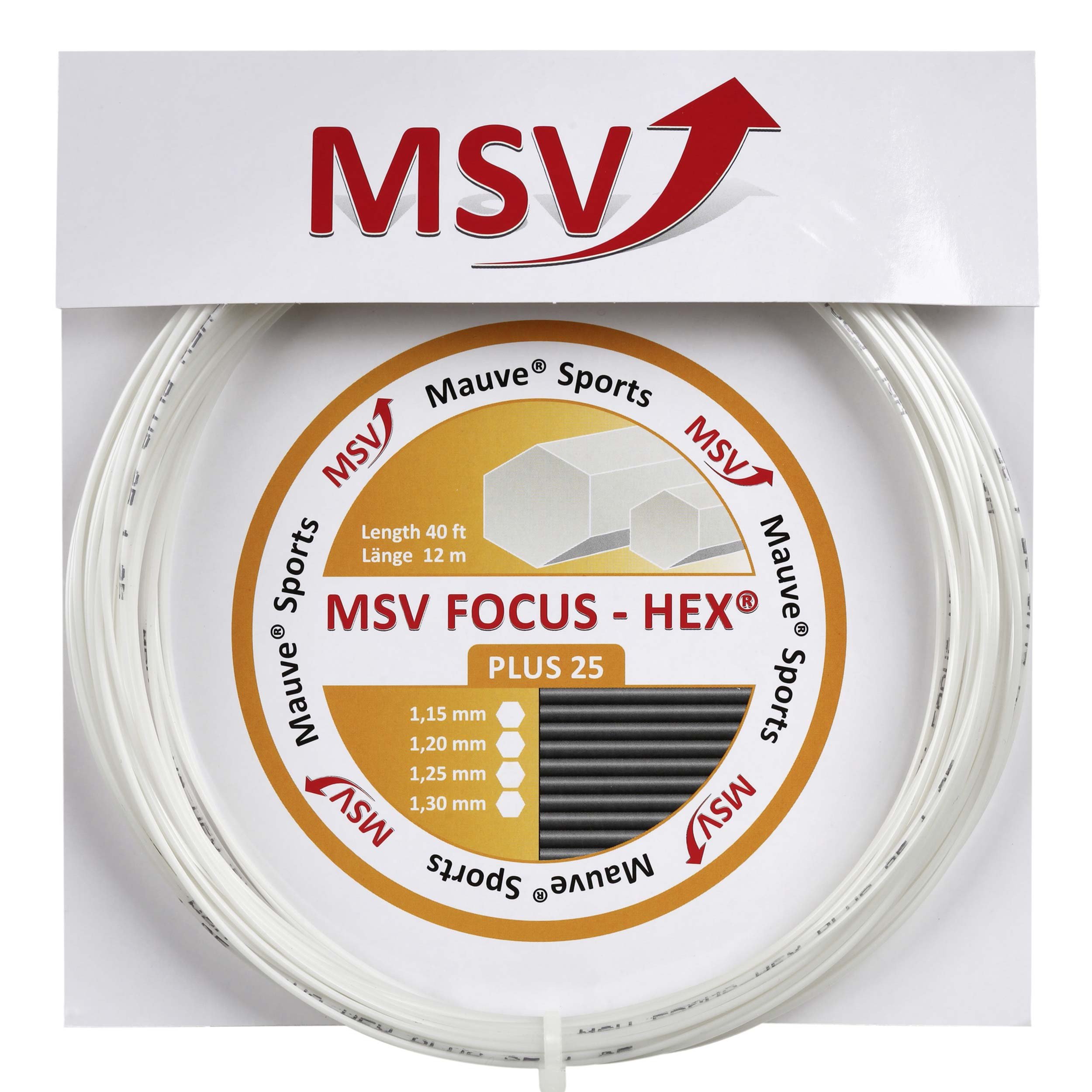 Msv Setting Tools Tennis String Set MSV Focus HEX Plus – 1.25mm | High-Performance String ...