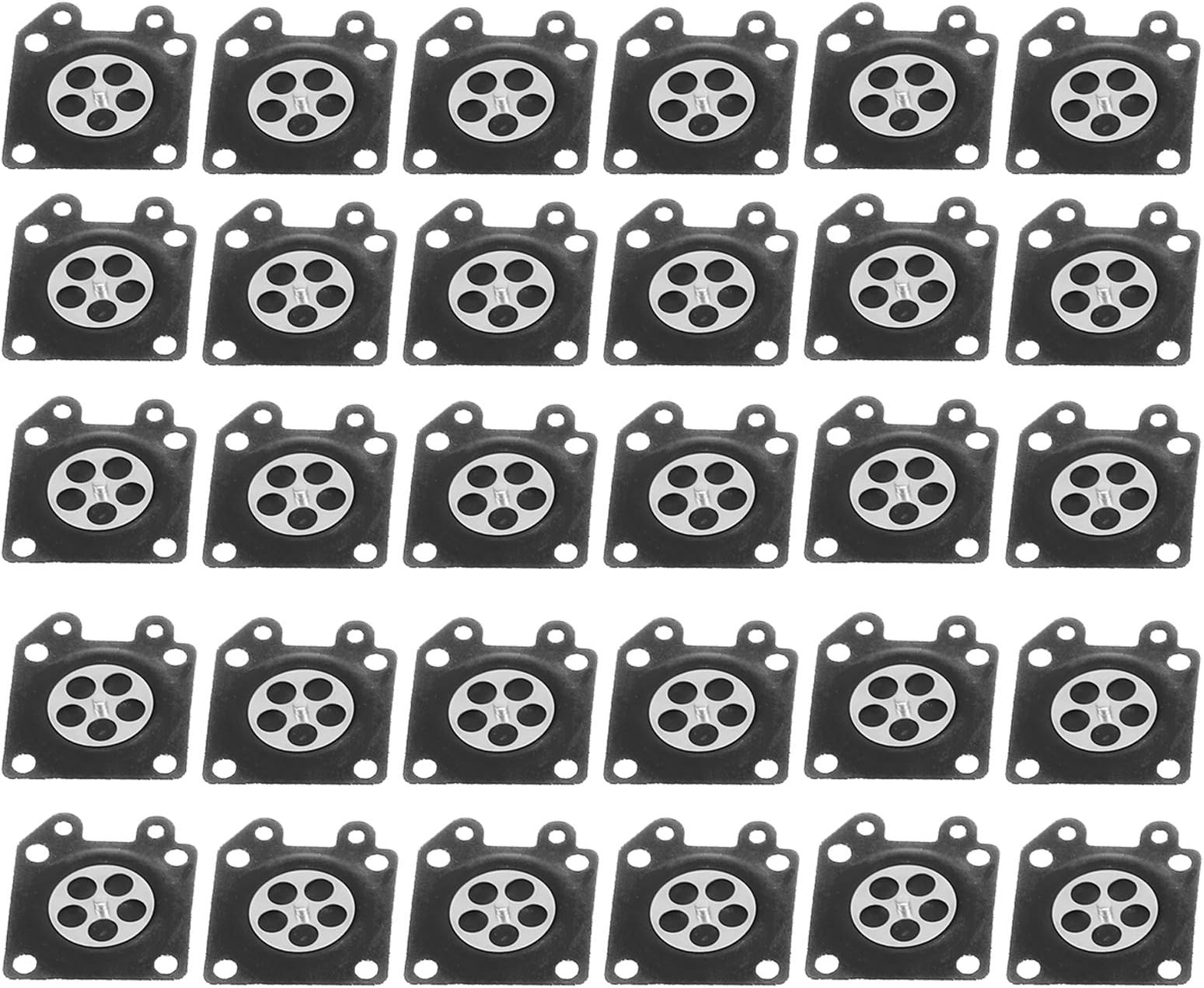 Carburetor Parts, 30Pcs/Set Carburetor Diaphragm Gasket Chainsaw Accessory for ZAMA 2500/3800/4500/5200/5800