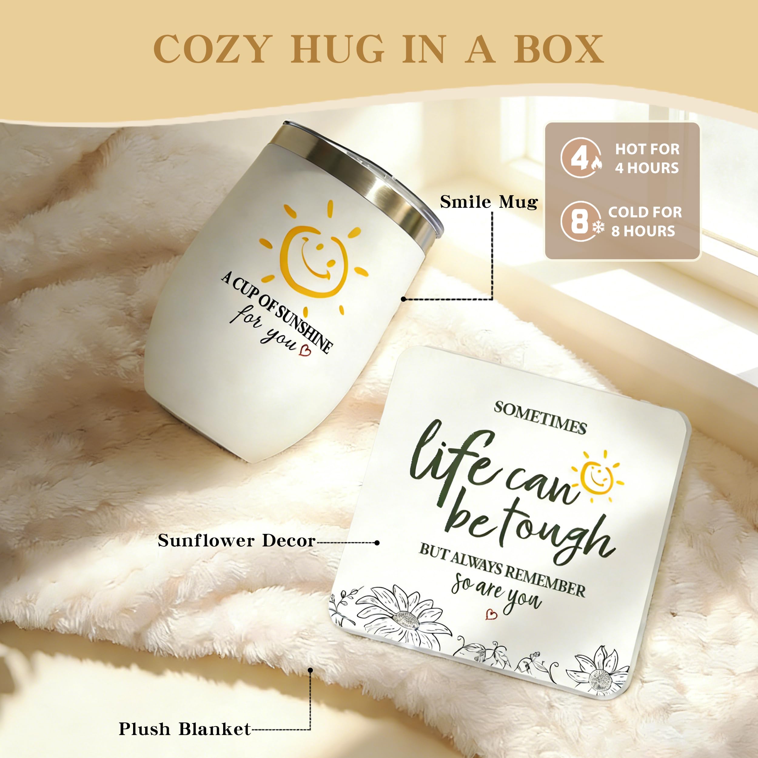 Cesta de regalo con 11 productos de cuidado personal para mujeres, regalo de cumpleaños para madre, hermana, amiga. Perfecto para recuperación o como regalo de agradecimiento.