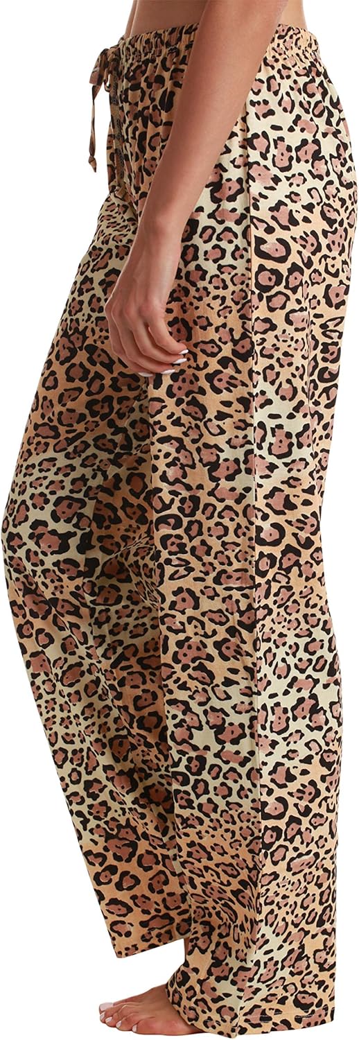 Just Love 100% Cotton Jersey Women Plaid Pajama Pants Sleepwear - Image 2