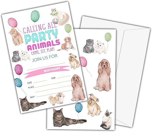 Miniatura 9 de Tarjetas de invitación de fiesta de cumpleaños para niños, invitaciones de fiesta Shhh It's A Surprise, tarjetas para niñas y niños, celebración de