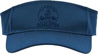 Workout Christian Gym Lover Jesus The Ultimate Deadlifter Sport Sun Visor