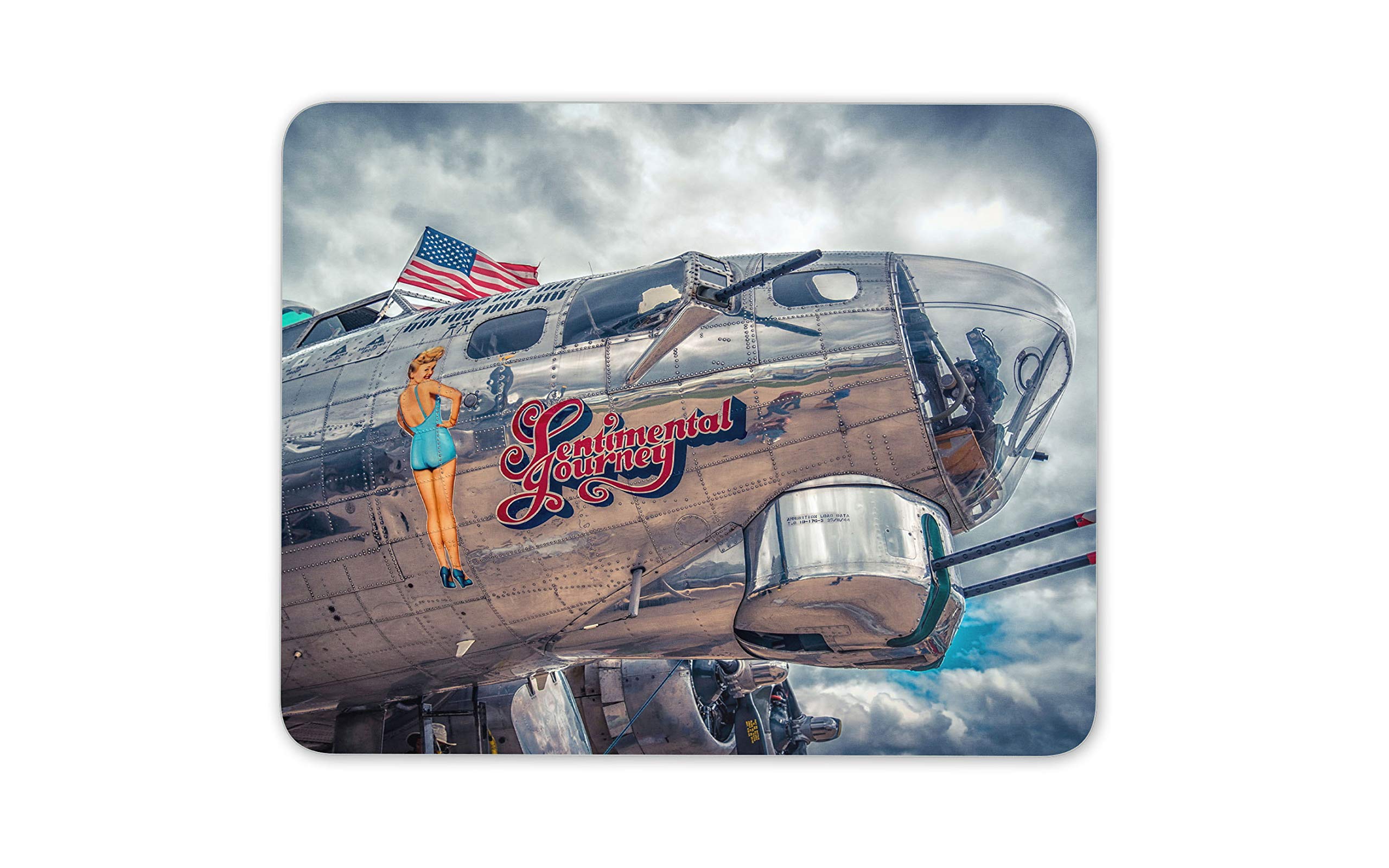 Boeing WWII B-17 Flying Fortress Large Pewter Airplane Zipper/Bag Pull – Liberty Aviation Museum - View #10