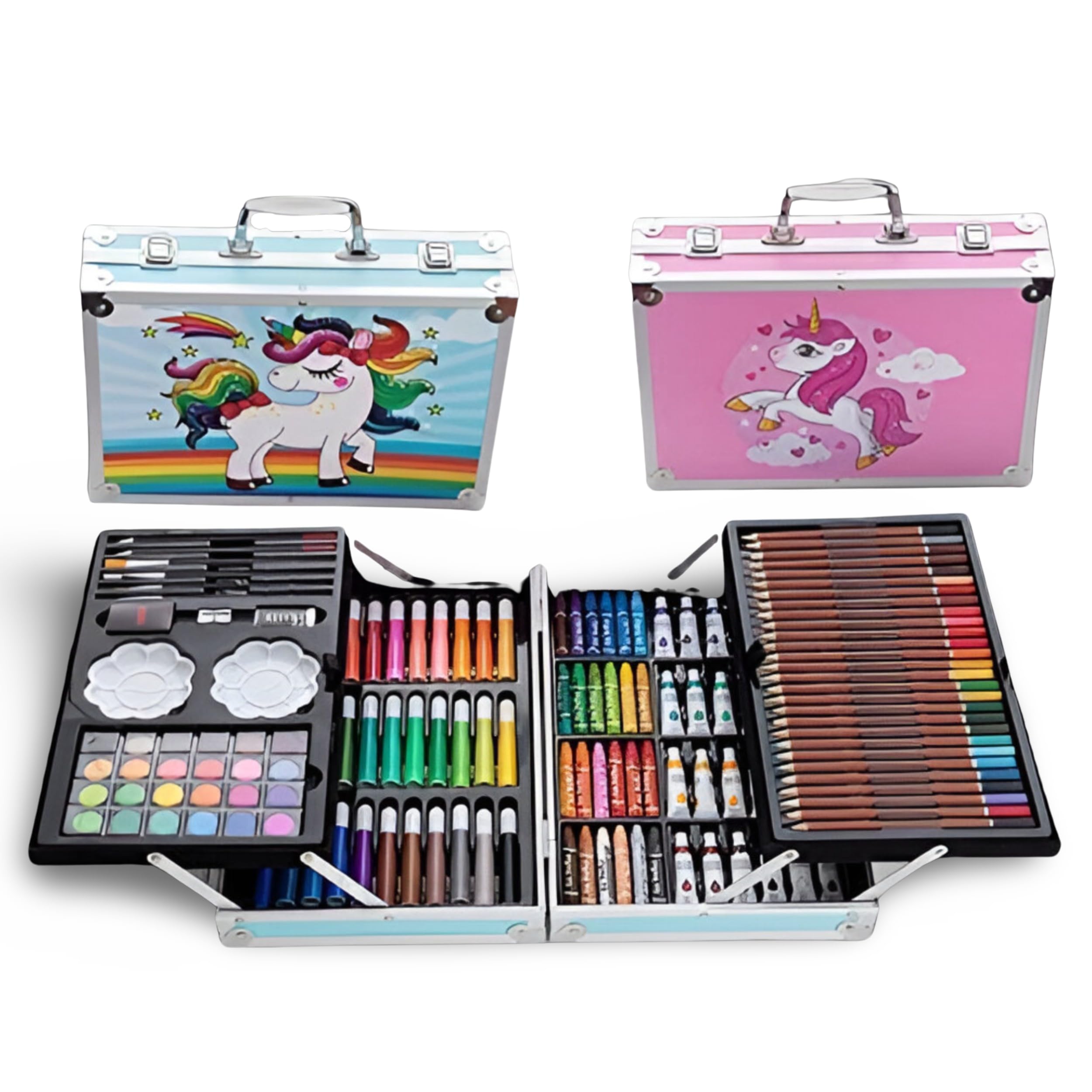 ADOERE Deluxe Art Kit Supplies Portable Great Gift Set 145Pcs Unicorn Gift for Painting (B0D96JTLSB) Amazon Price History, Amazon Price Tracker