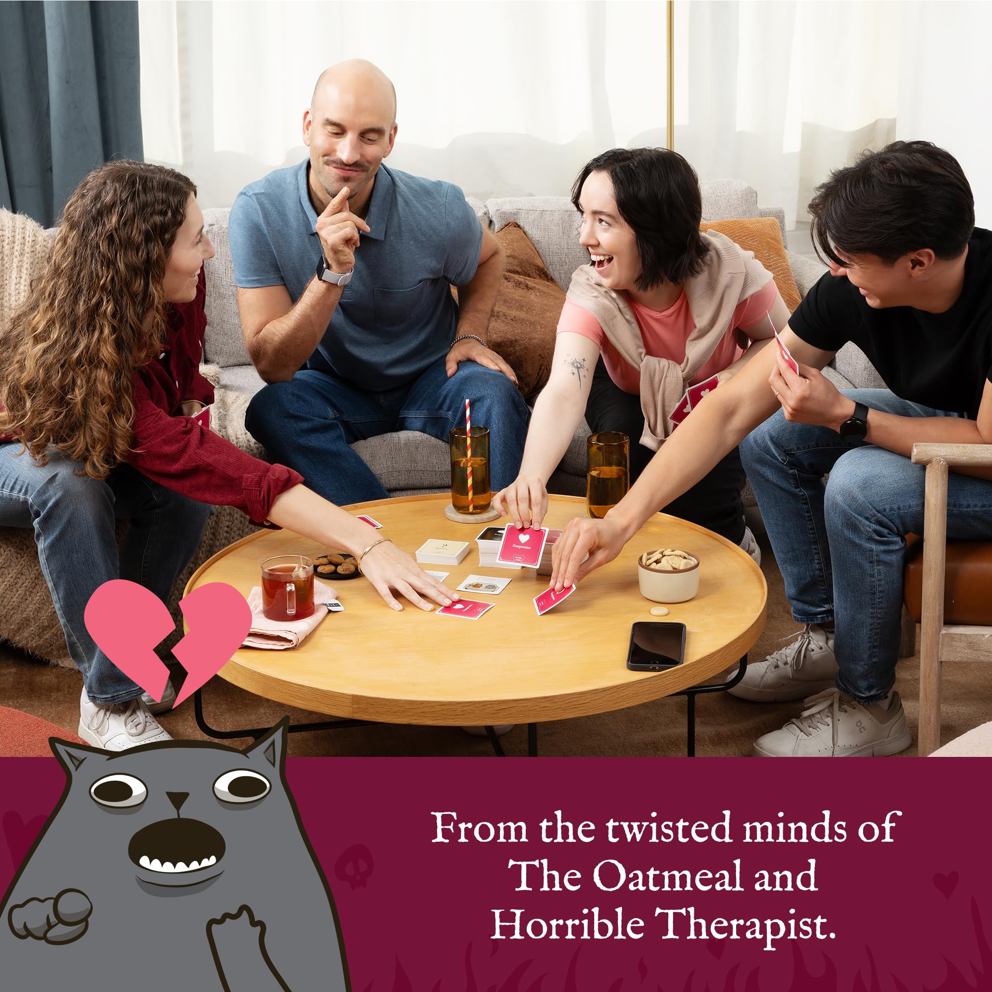 Horrible Couple – Extra Horrible Edition – Party Game For 2-8 Players, From The Creators of Horrible Therapist | A Fun Game Night with Friends, Funny Card Game for Adults On Date Night