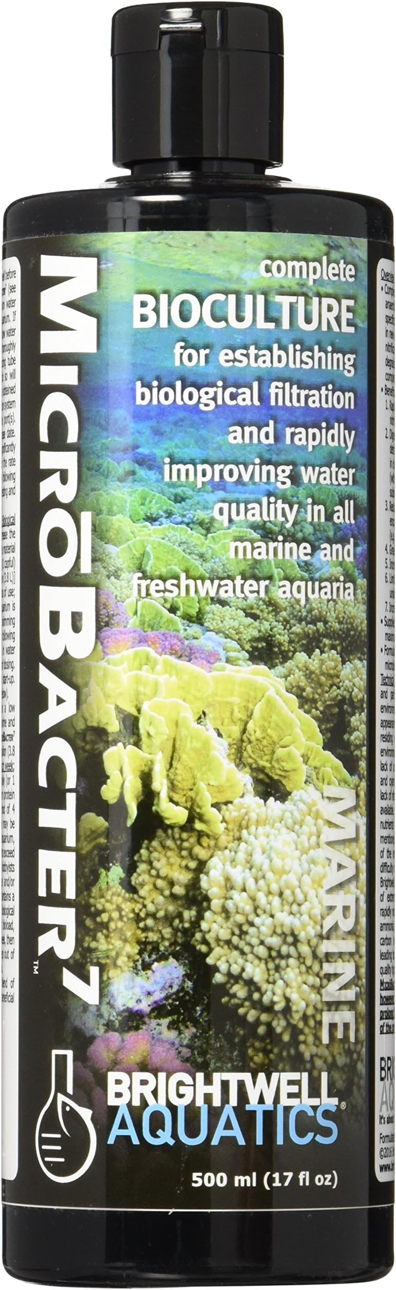 Brightwell Aquatics Microbacter7 Bacteria And Water Conditioner For 