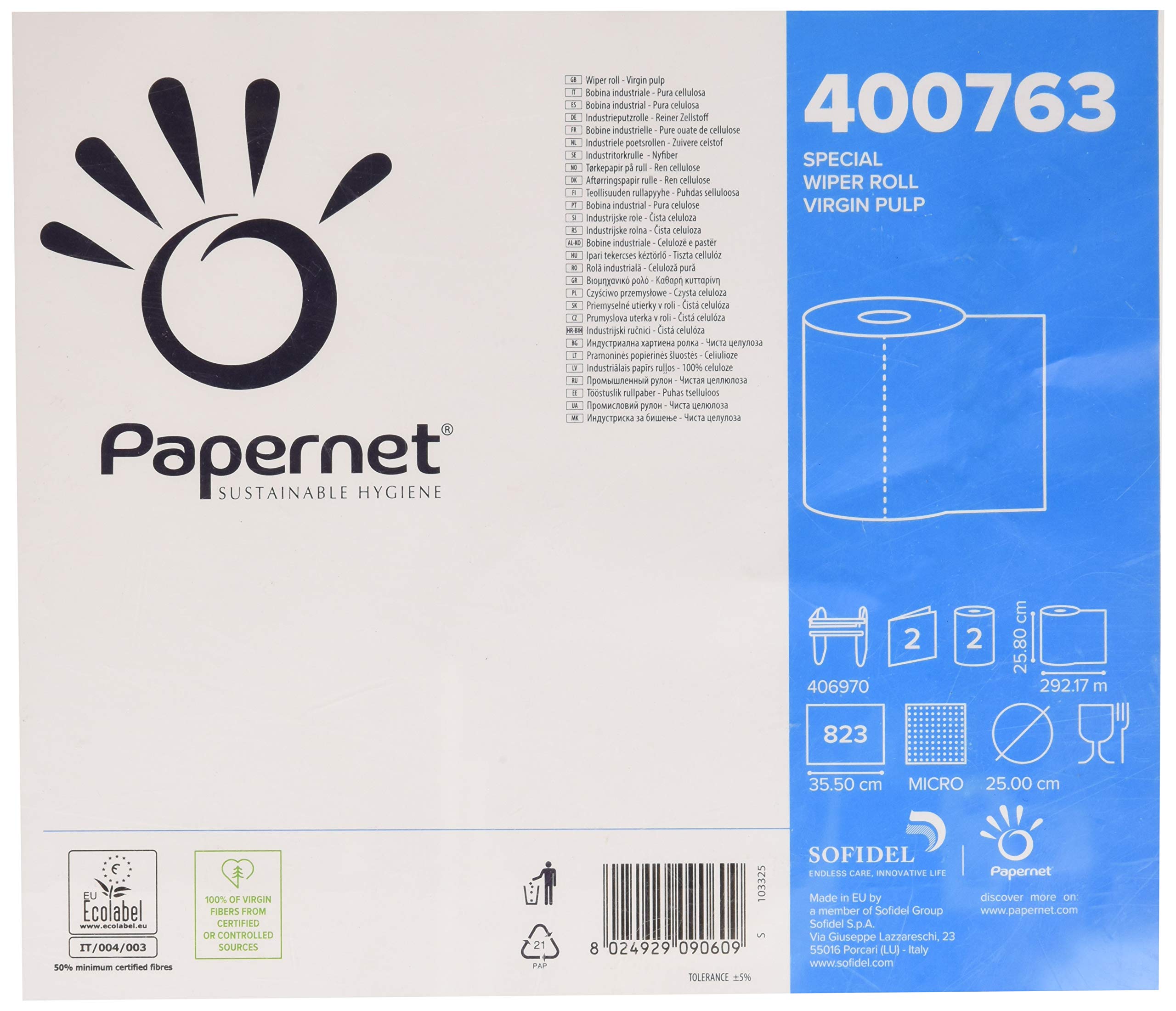Papernet Delicarta Industrielle Trocknertücher, 2 Stück