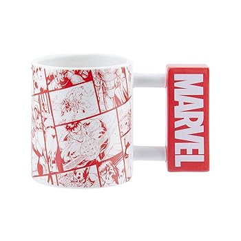 Paladone Marvel Logo Shaped Ceramic Coffee Mug