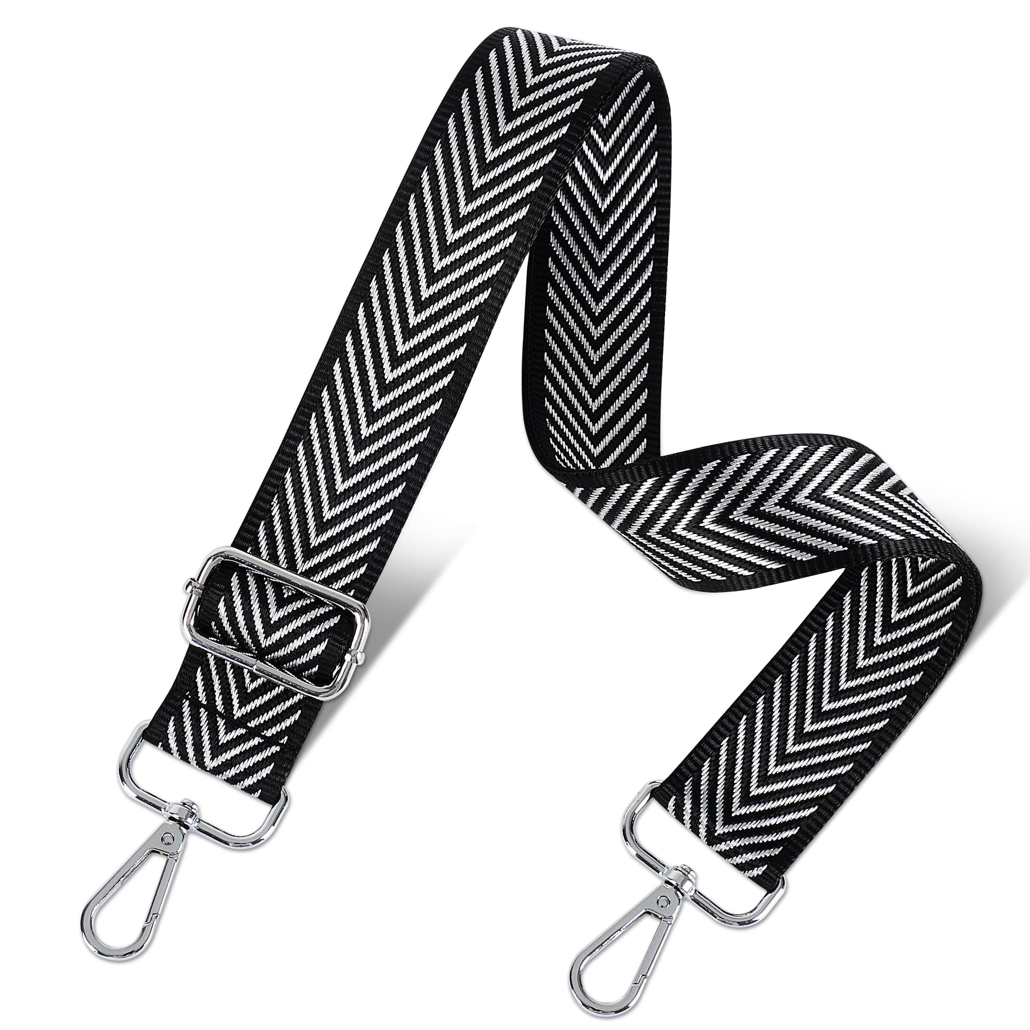 chushui Metallic Thread Purse Strap for Women, Woven Replacement Bag Strap
