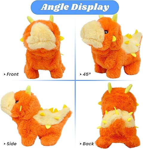 Miniatura 12 de Hopearl - Juguete electrónico interactivo de peluche, mascota con sonidos y movimientos, regalo jirafa animada que camina y mueve la cola