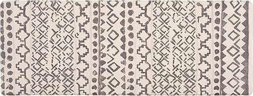Miniatura 2 de Rugshop Tapete de pie antifatiga bohemio envejecido de 18 x 47 pulgadas, color gris