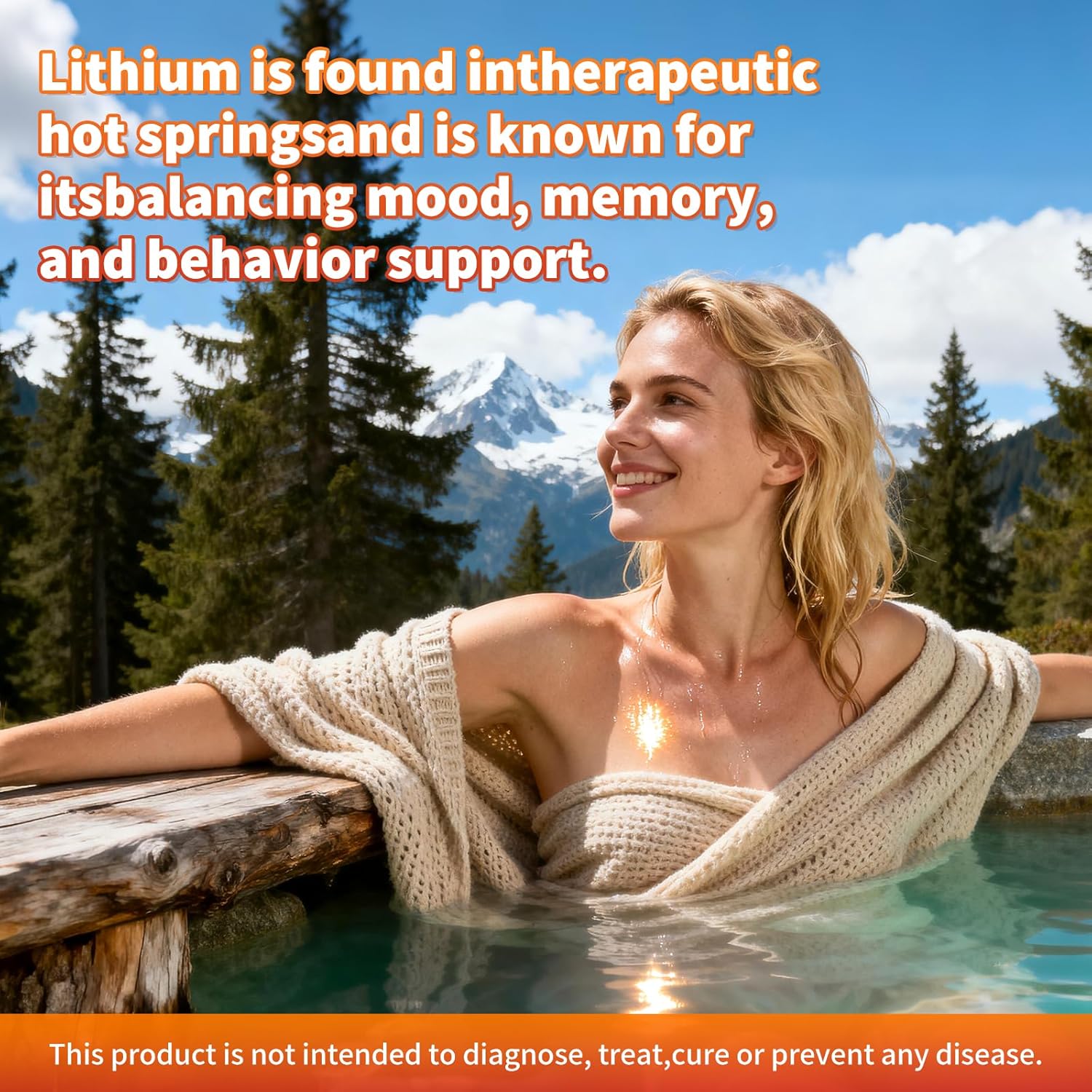 Lithium Orotate 5mg 10mg Gummies Lithium Supplements with Vitamin B, Magnesium & Selenium for Mood Support, Stress Relief, Brain Health, Non-GMO, Vegan, Gluten Free - Mixed Berry Flavor, 60 Gummies - Image 5