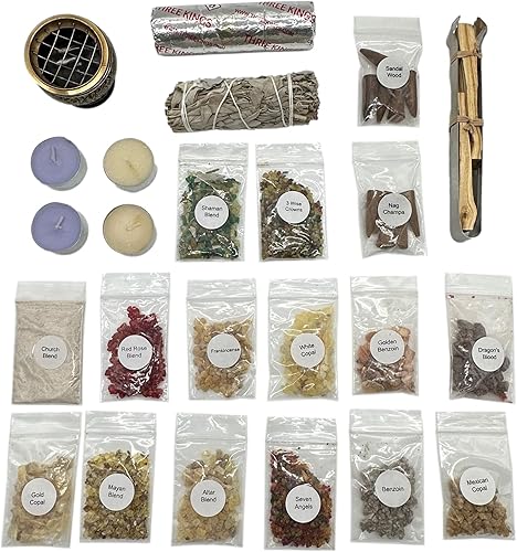 Kit de incienso todo en uno incienso premium y accesorios
