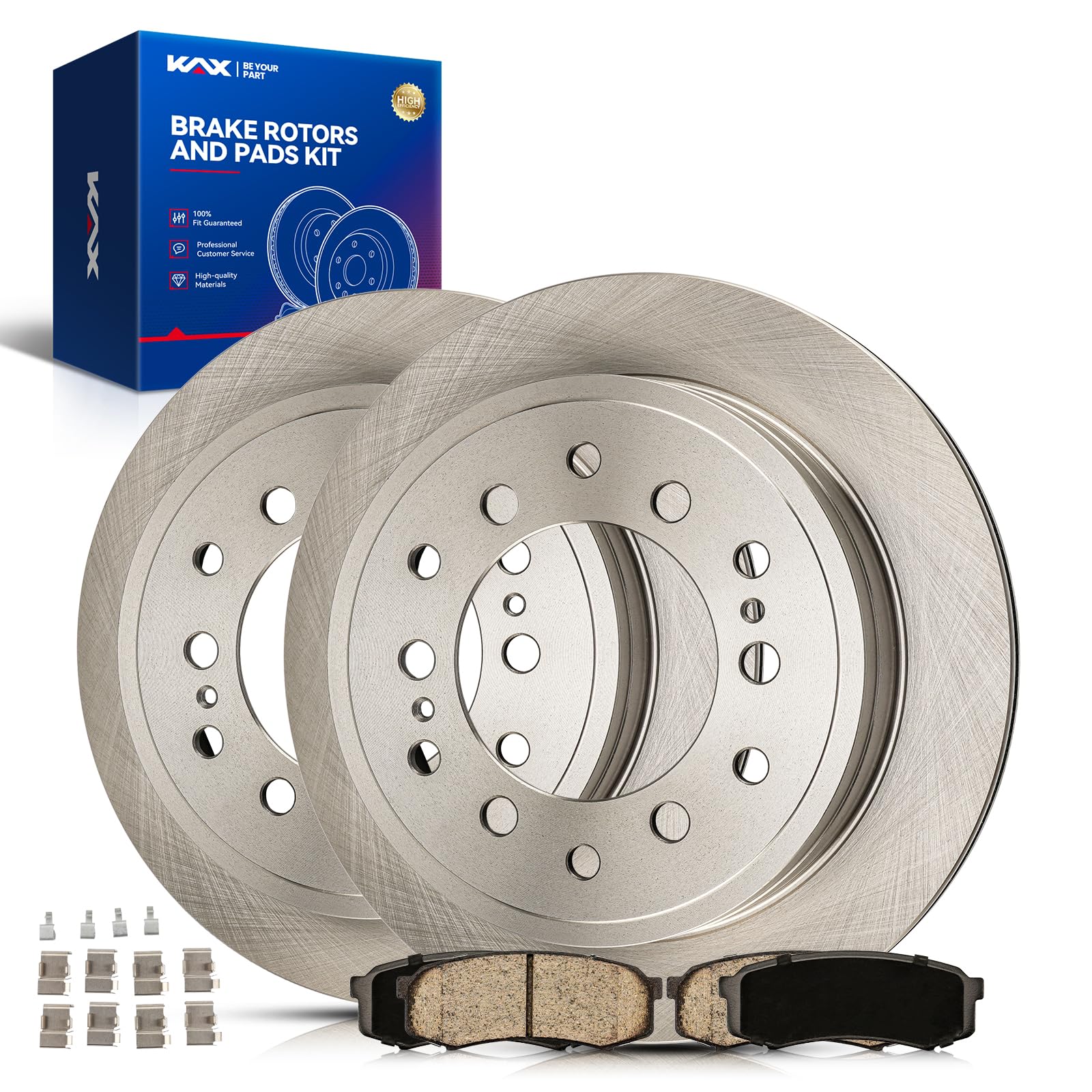 KAX 12.29in Rear Brake Kit Fits 4Runner, FJ Cruiser, Sequoia, GX470