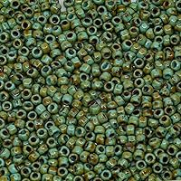 Vista 17 de 0,35 oz (10 g) Mezcla de pequeñas rocallas, cuentas de semillas y bugles de 2-10 mm de cuentas de vidrio japonés TOHO, mezcla TOHO Beige Pearl