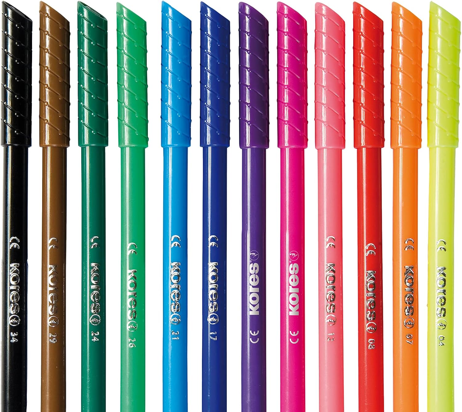 KORES, Korellos -12 Coloured Felt Pens, Washable, Conic Tip, Long-Lasting, School Supplies, Back to School Supplies - Image 3