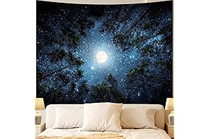 Apdidl Forest Galaxy Starry Tapestry for Bedroom Ceiling: Celestial Canvas for Your Dreams