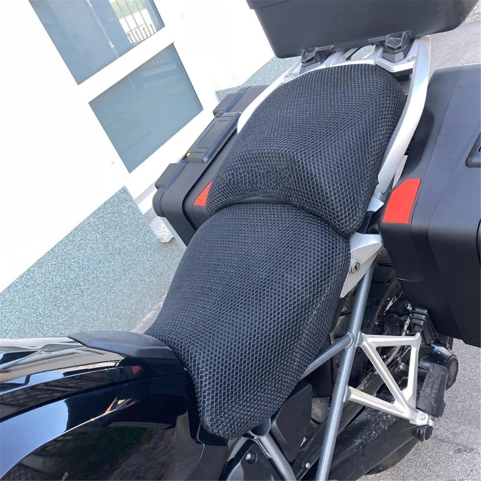 Generico Cuscino Antiscivolo For Sella Moto, Distanziatore, Rivestimento In Tessuto A Rete Per C600 Per SPORT C650GT C 650 GT