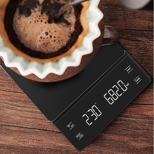Miniatura 6 de Nkove Báscula de café digital con temporizador para verter sobre la cafetera